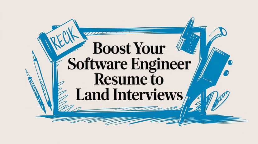 How to Write a Software Engineer Resume That Lands Interviews - Blog post image