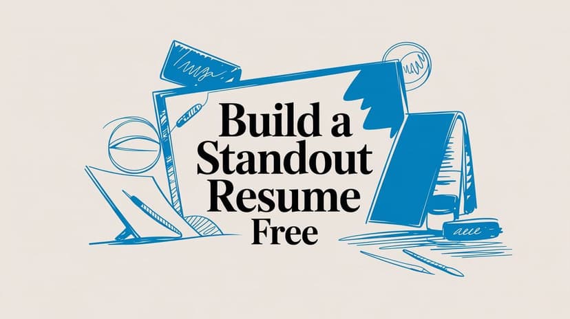 How to Build a Standout Resume Free - Blog post image