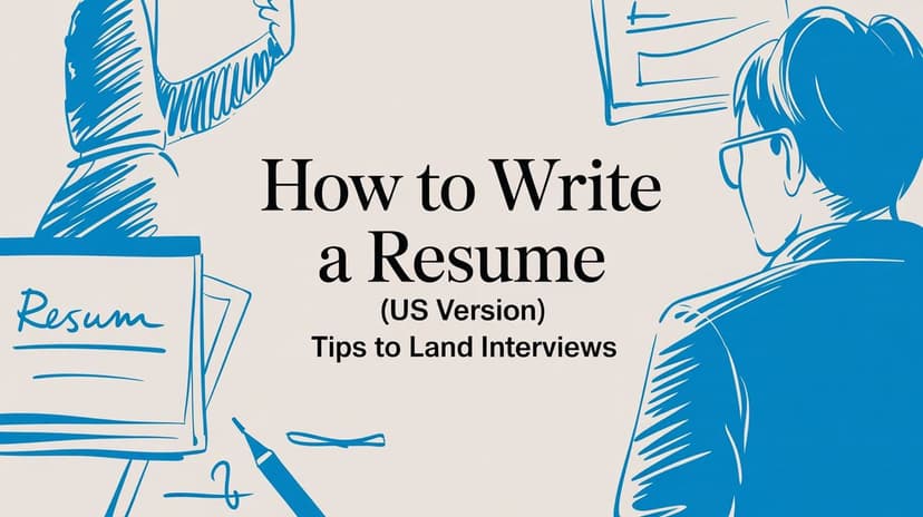 How to write a resume (US version): Your Complete Guide to Landing Interviews - Blog post image