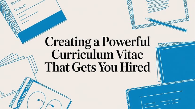 Creating a Powerful Curriculum Vitae That Gets You Hired - Blog post image