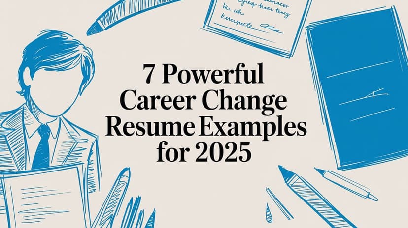 7 Powerful Career Change Resume Examples for 2025 - Blog post image