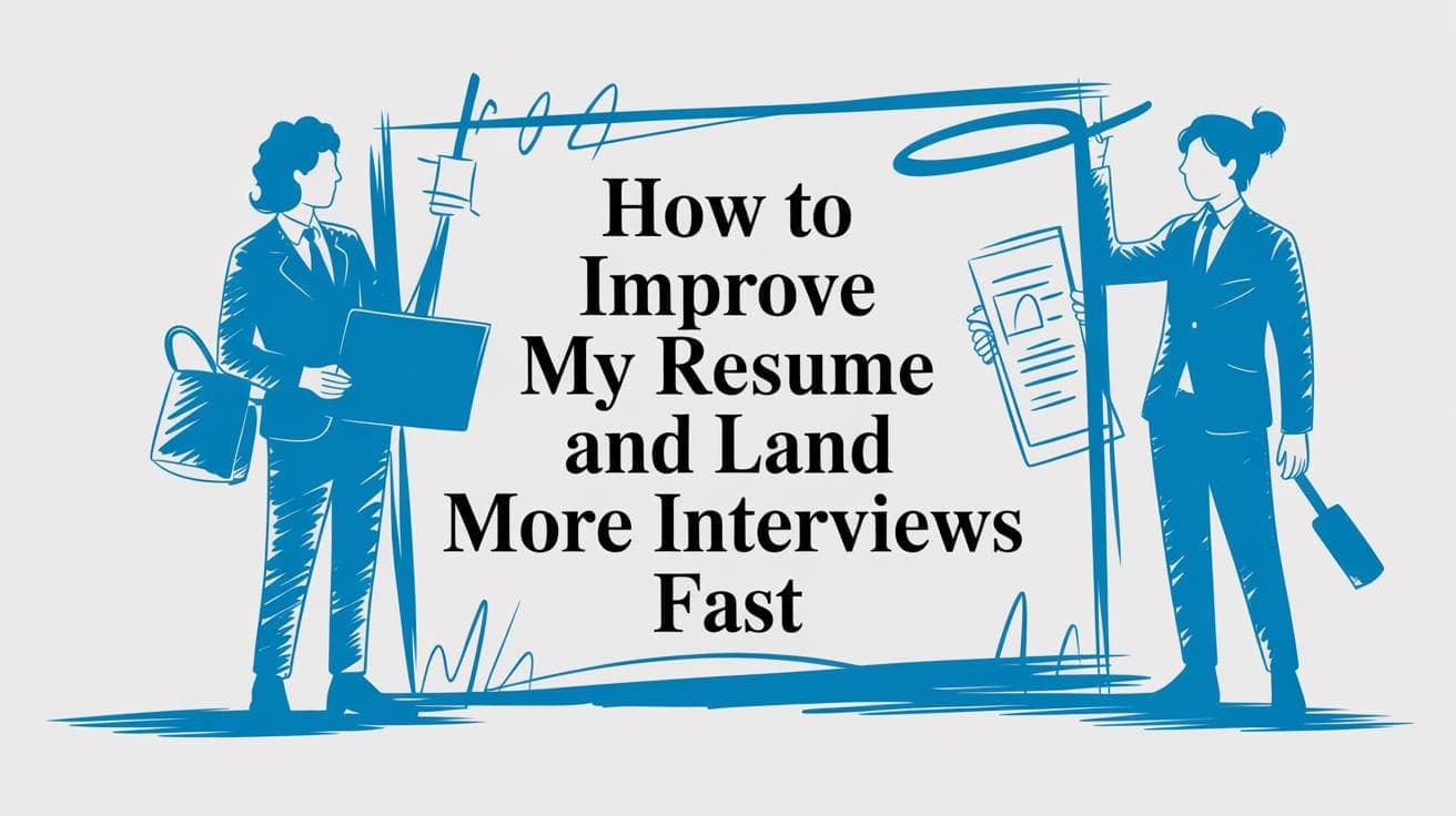 How to Improve My Resume and Land More Interviews Fast