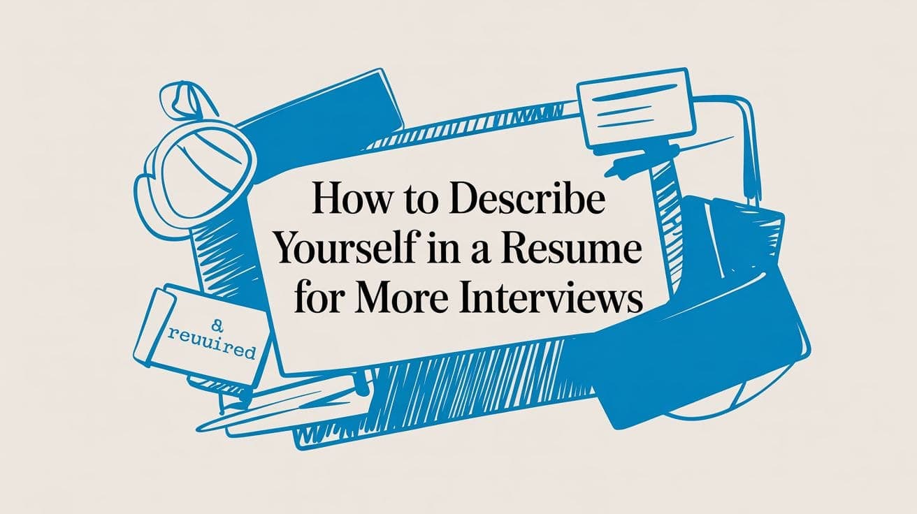 How to Describe Yourself in a Resume: A Guide for More Interviews