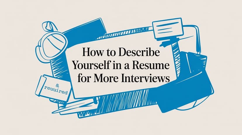 How to Describe Yourself in a Resume: A Guide for More Interviews - Blog post image