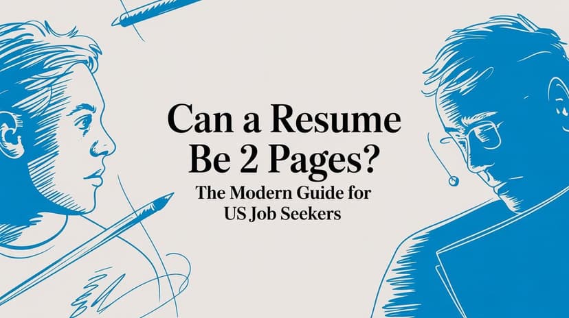Can a Resume Be 2 Pages? The Modern Guide for US Job Seekers - Blog post image