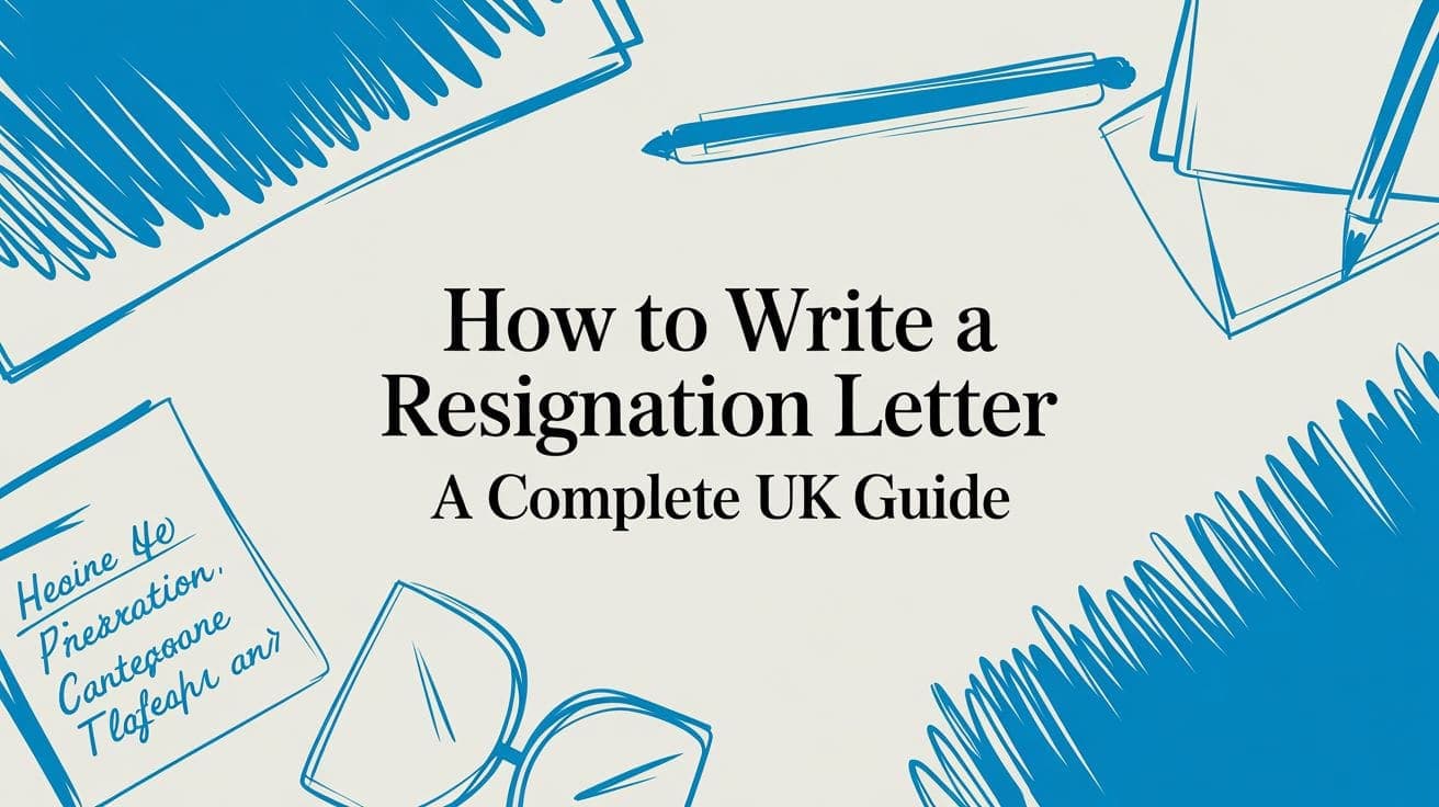 How to Write a Resignation Letter in the UK