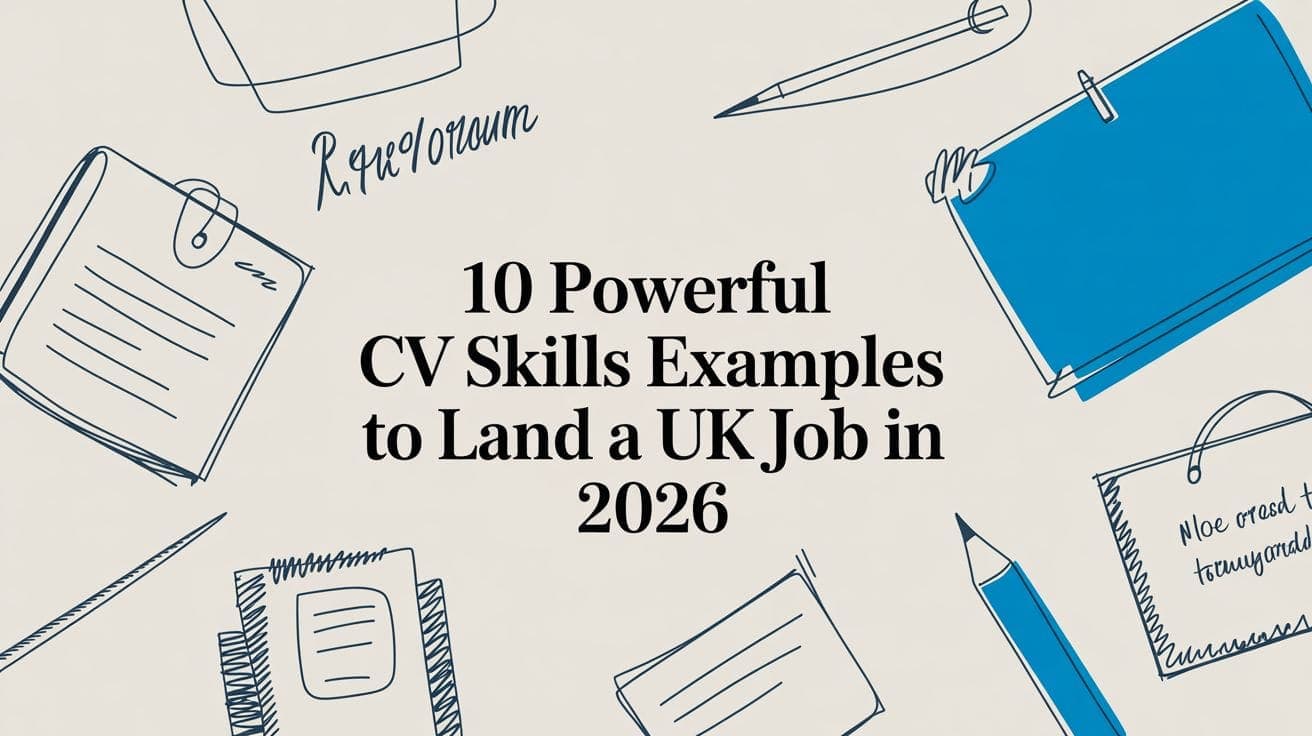 CV Skills Examples: Ready-to-Adapt Sections and Evidence