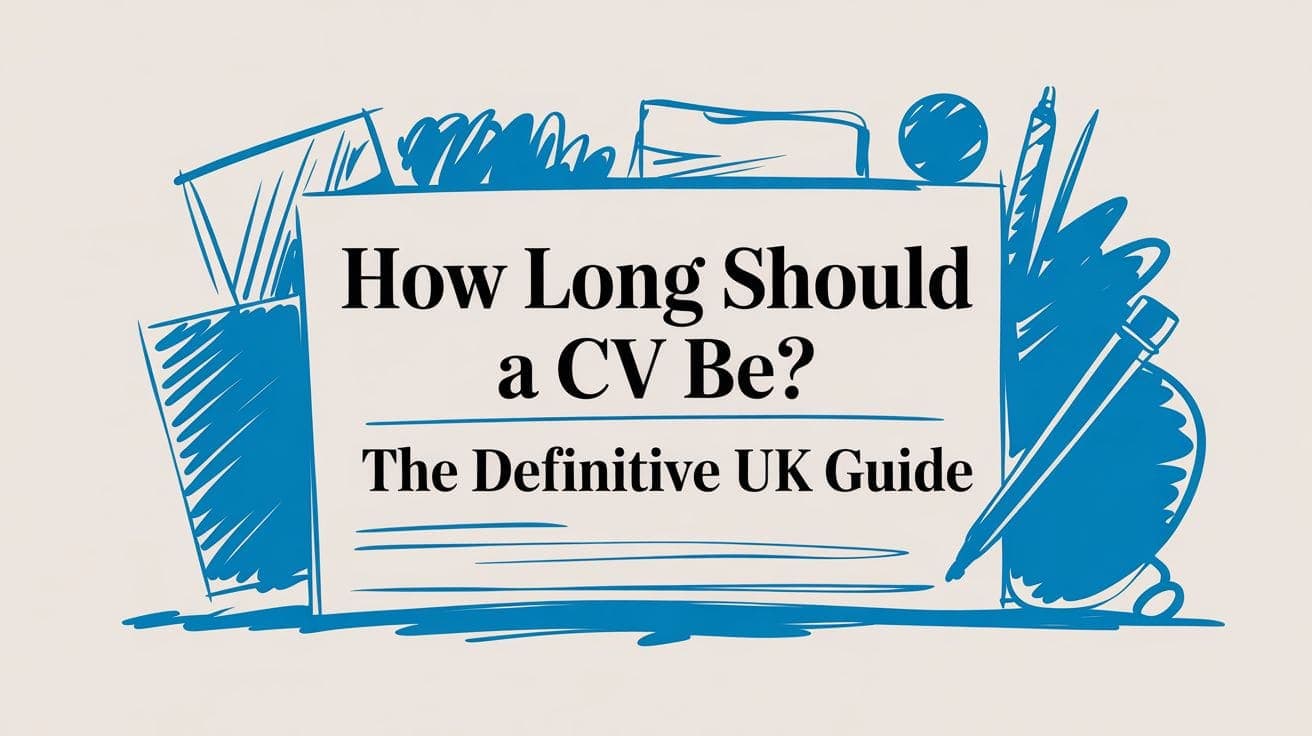 How Long Should a CV Be? The Definitive UK Guide for 2026