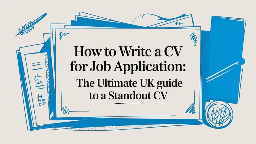 How to write a CV for a job application: The Ultimate UK Guide for 2026 - Blog post image