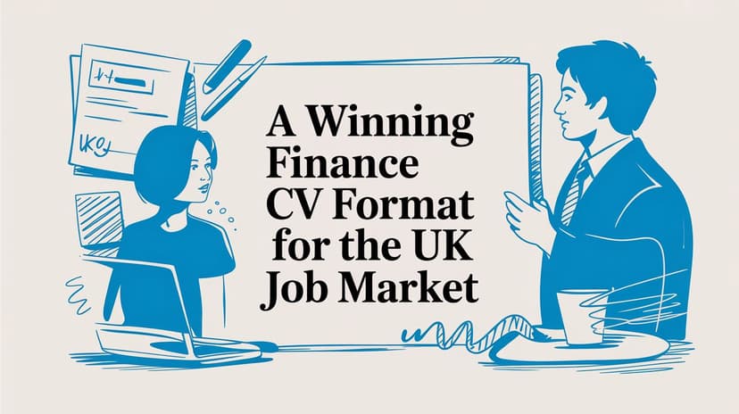 A Winning Finance CV Format for the UK Job Market in 2026 - Blog post image