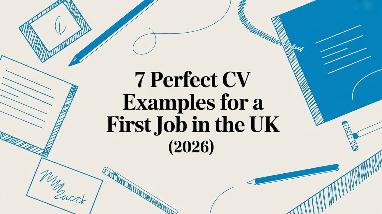 First Job CV Examples: A Complete UK CV and Role Variations