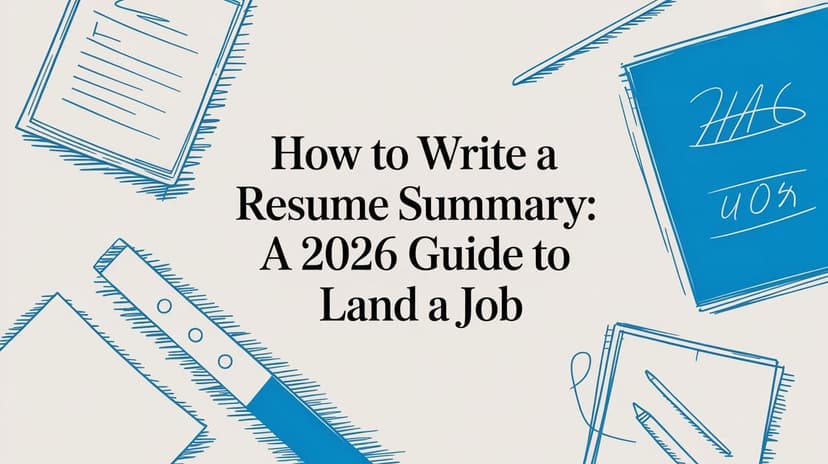 How to Write a Resume Summary: Template and Examples - Blog post image