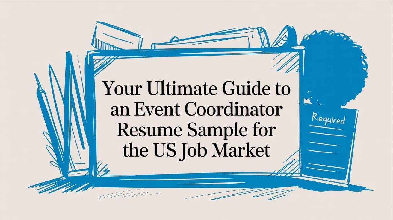Your Ultimate Guide to an Event Coordinator Resume Sample for the US Job Market