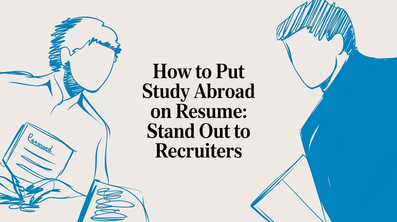 How to Put Study Abroad on Resume: A US Guide for 2026