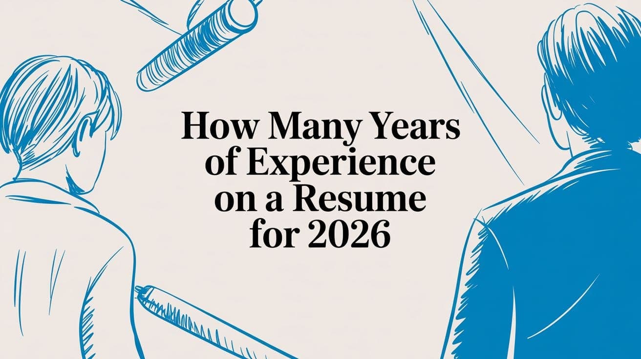 How Many Years of Experience Should Be on a Resume?