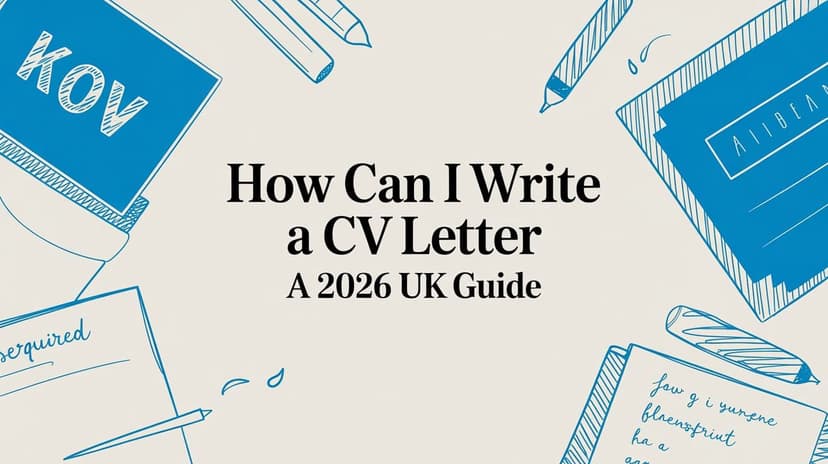 How Can I Write a CV Letter? A 2026 UK Guide - Blog post image