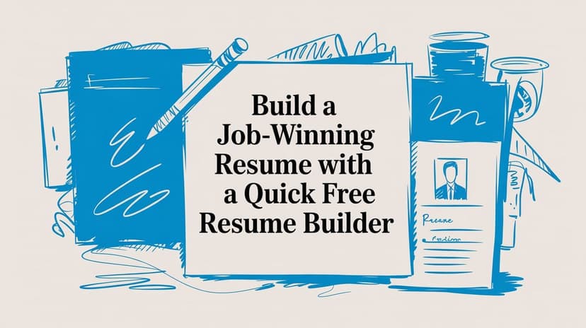 Build Your US Resume with a Quick Free Resume Builder in 2026 - Blog post image