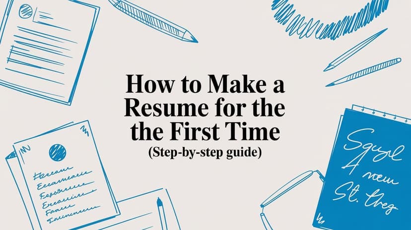 How to Make a Resume for the First Time (Step-by-Step Guide) - Blog post image