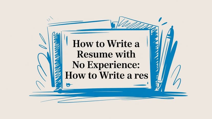How to Write a Resume With No Experience: A Complete Guide for 2026 - Blog post image