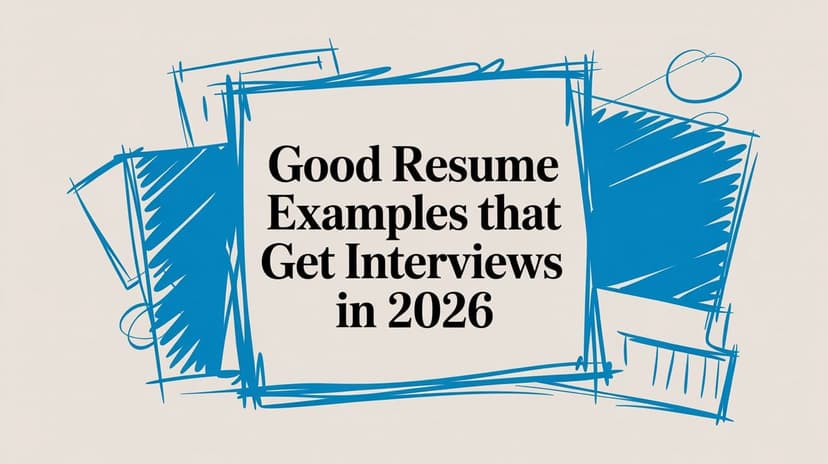 Good Resume Examples That Get Interviews in 2026 - Blog post image