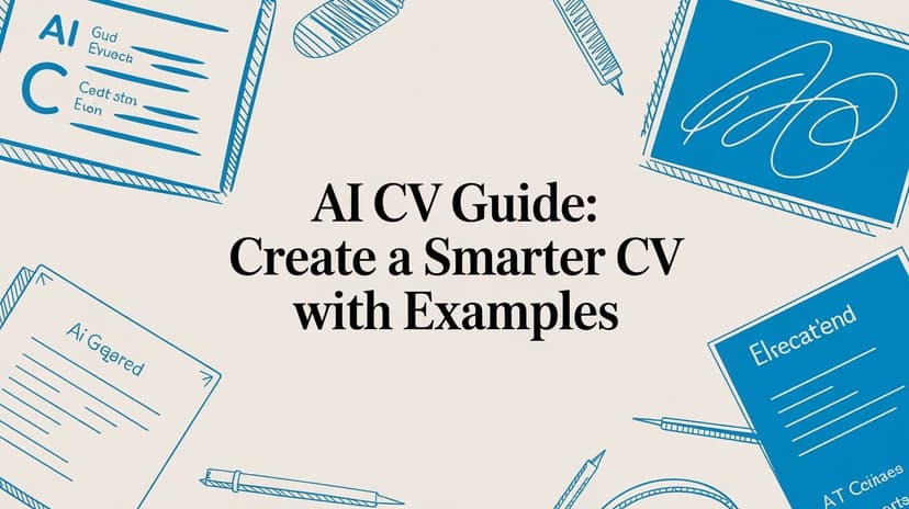 AI CV Guide: Create a Smarter CV with Examples - Blog post image