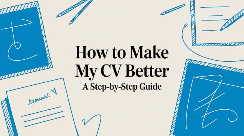 How to Make My CV Better: A Step-by-Step Guide - Blog post image