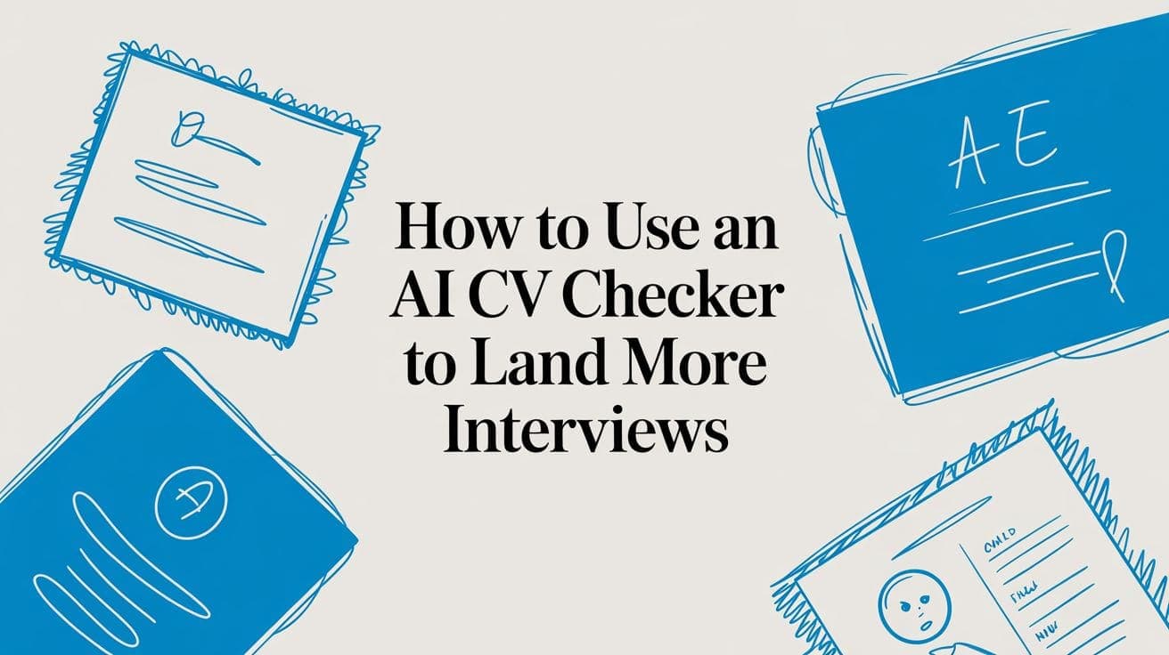 How to Use an AI CV Checker to Land More Interviews