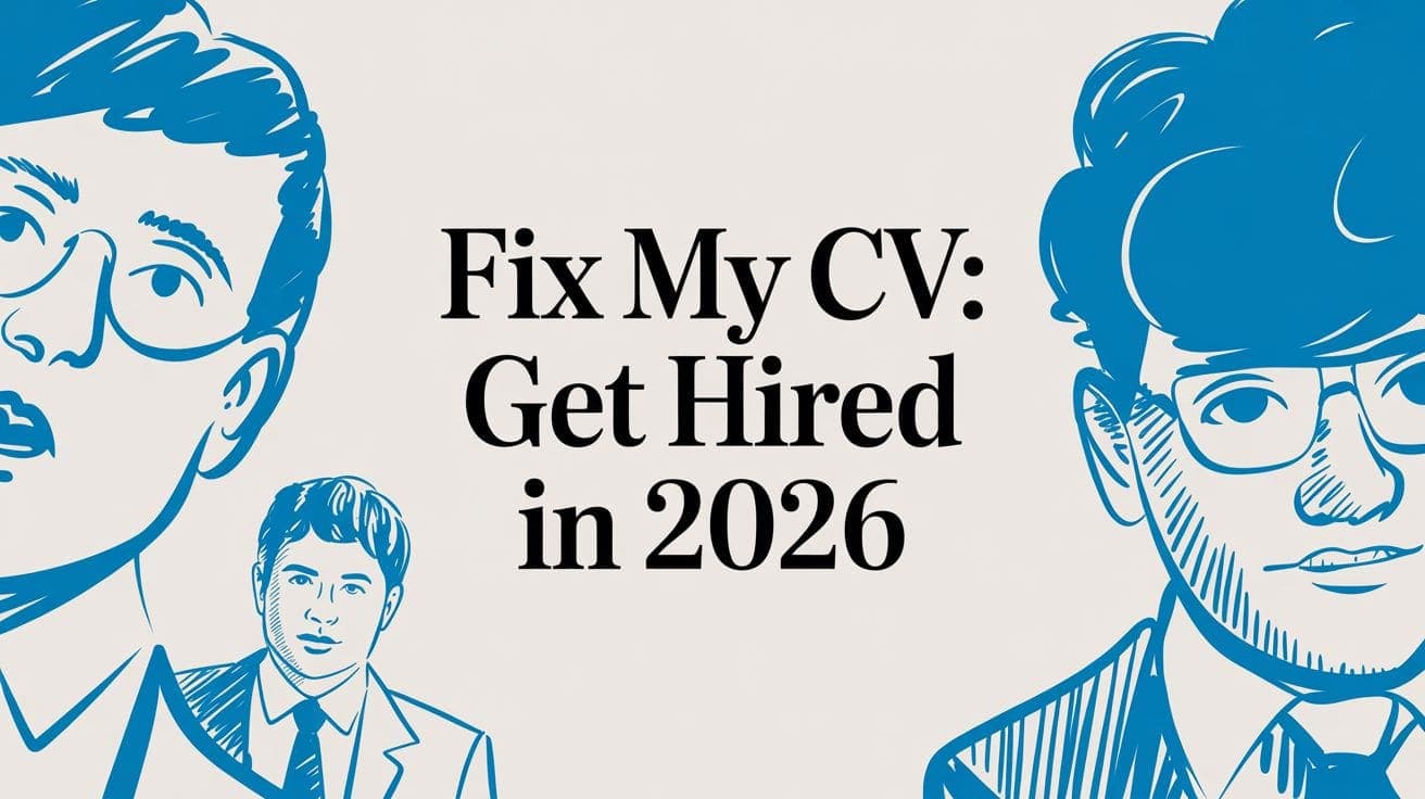 Fix my CV: Get Hired in 2026