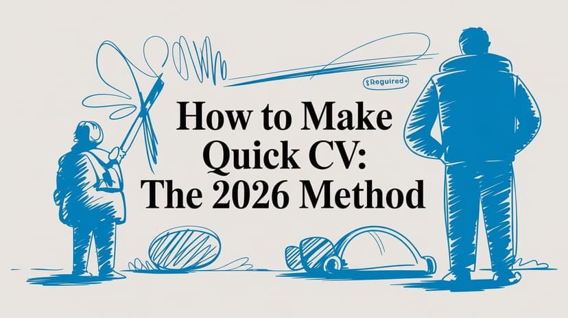 How to Make Quick CV: The 2026 Method - Blog post image