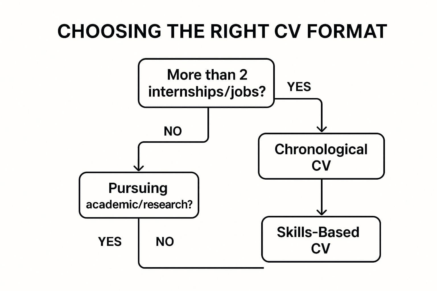 Academic CV for Students showing detailed scholarly achievements and research experience