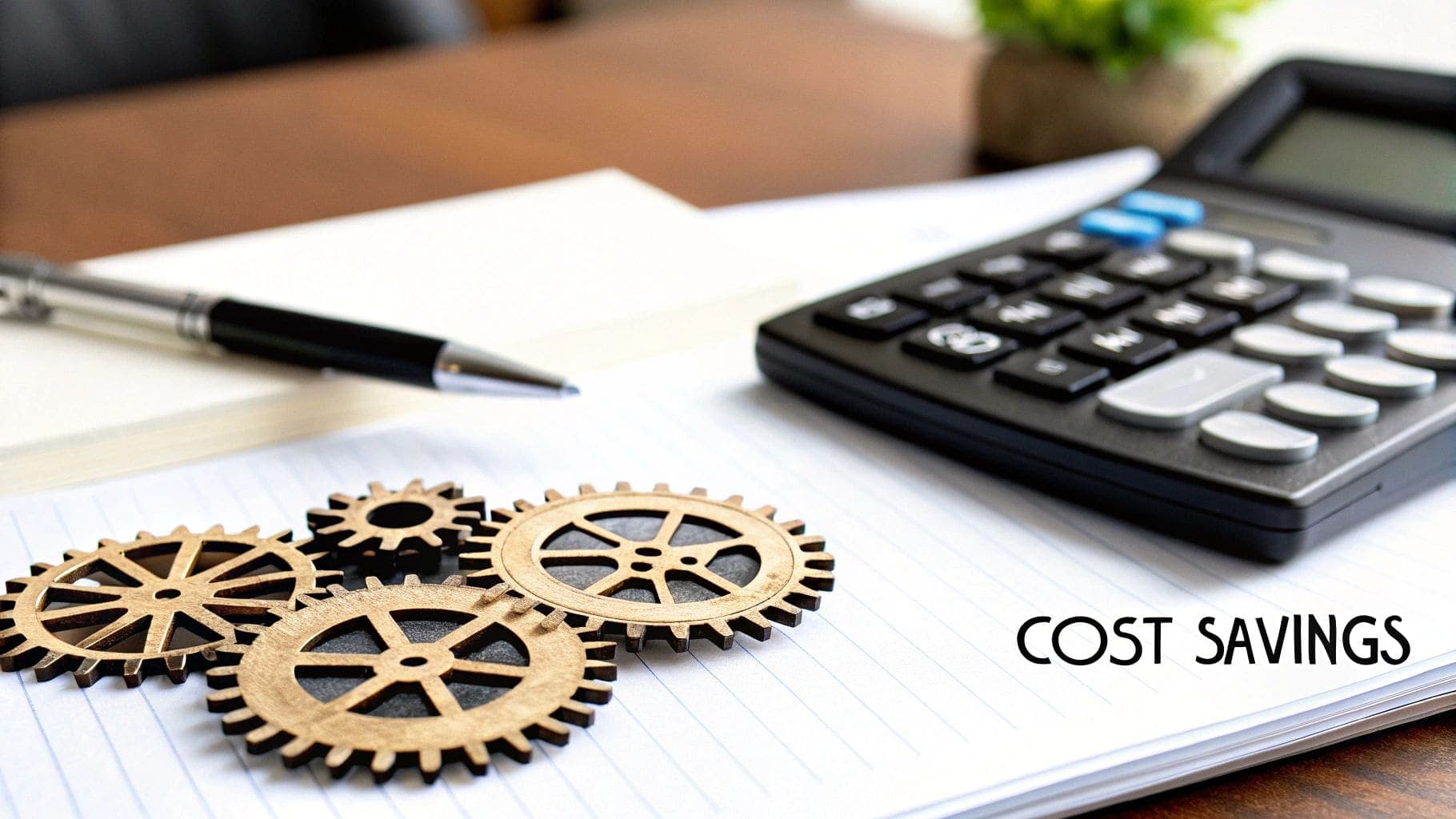 Cost Reduction and Efficiency Improvements showing operational savings and process optimization