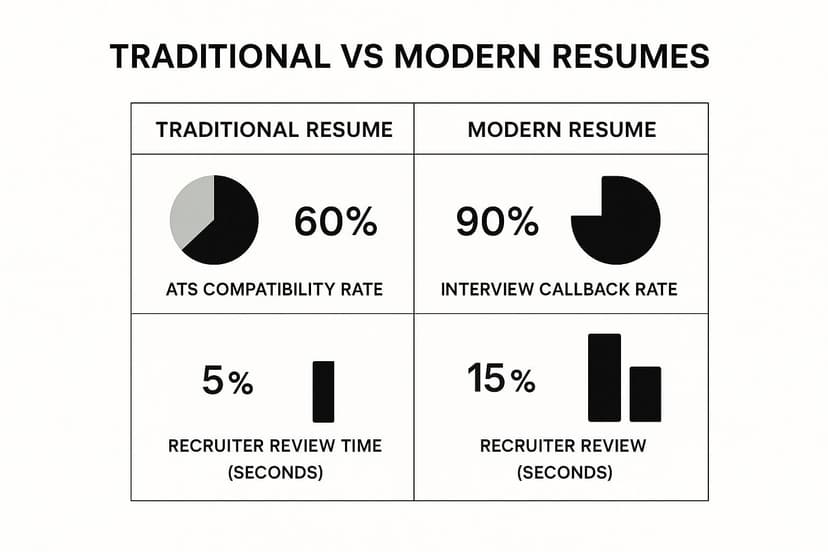 Modern Resume Template Guide to Get Hired in 2025 - Blog post image