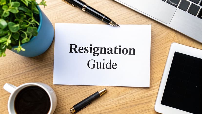 Formal Resignation Letter: Layout and Handover Checklist - Blog post image