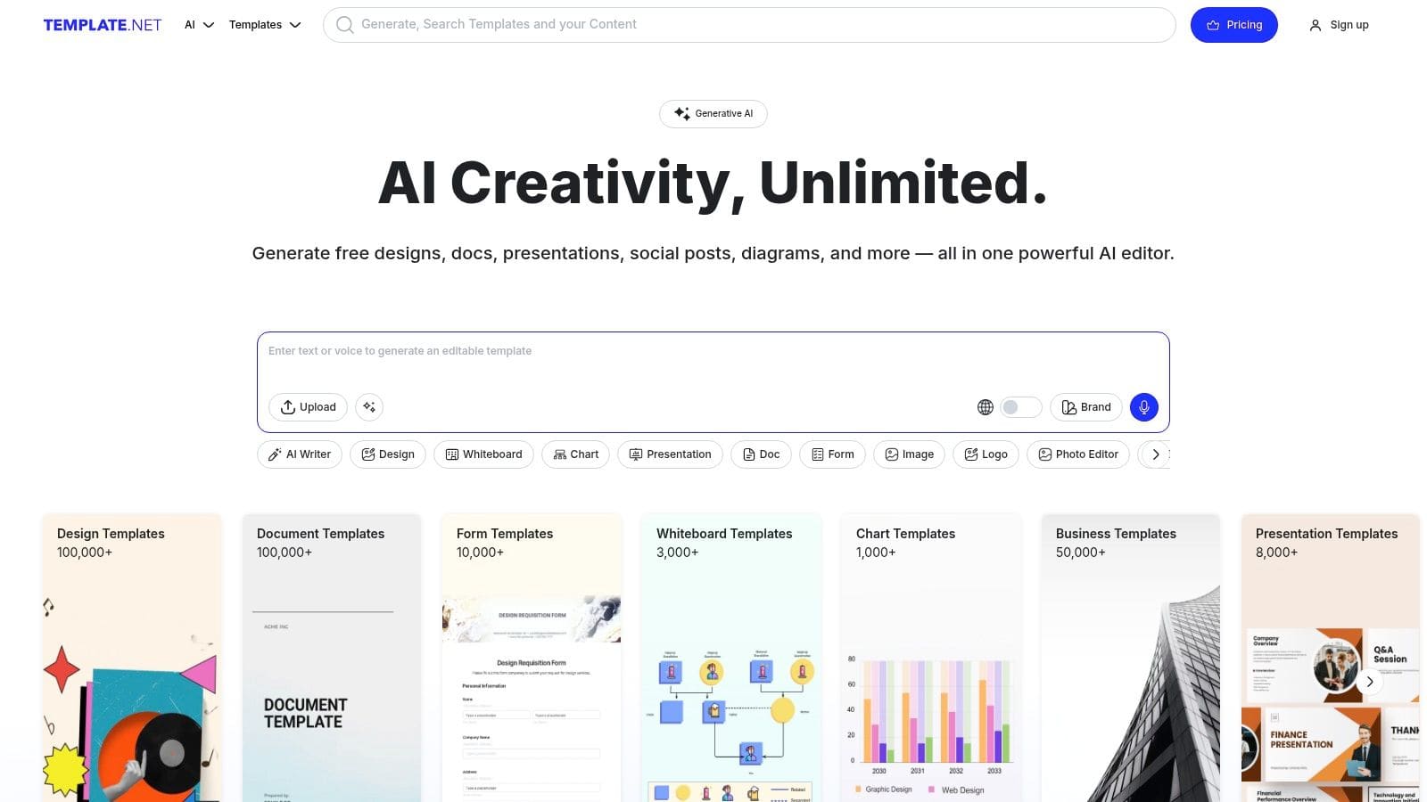 Hloom website showing free, ATS-friendly CV templates in clean layouts