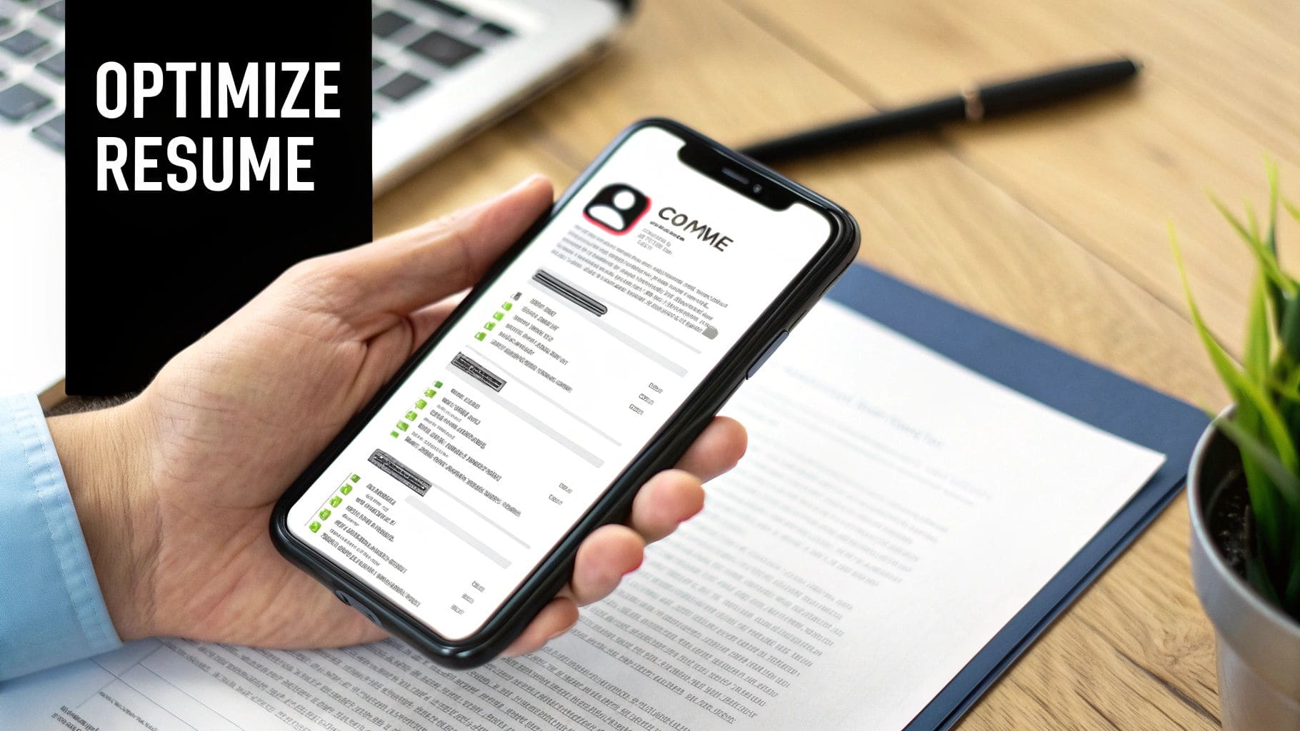 Final resume review checklist showing proofreading steps and file format selection for professional online resume submission