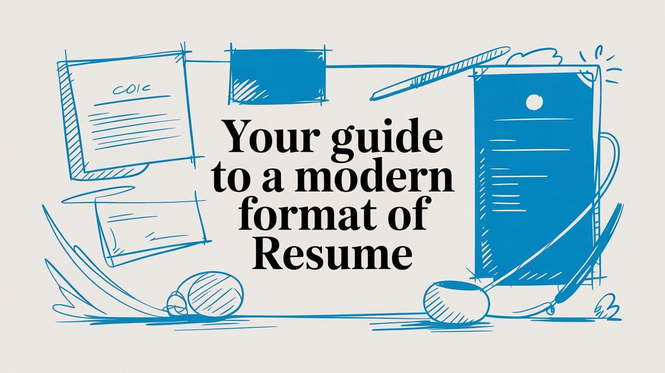 Your Guide to a Modern Format of Resume