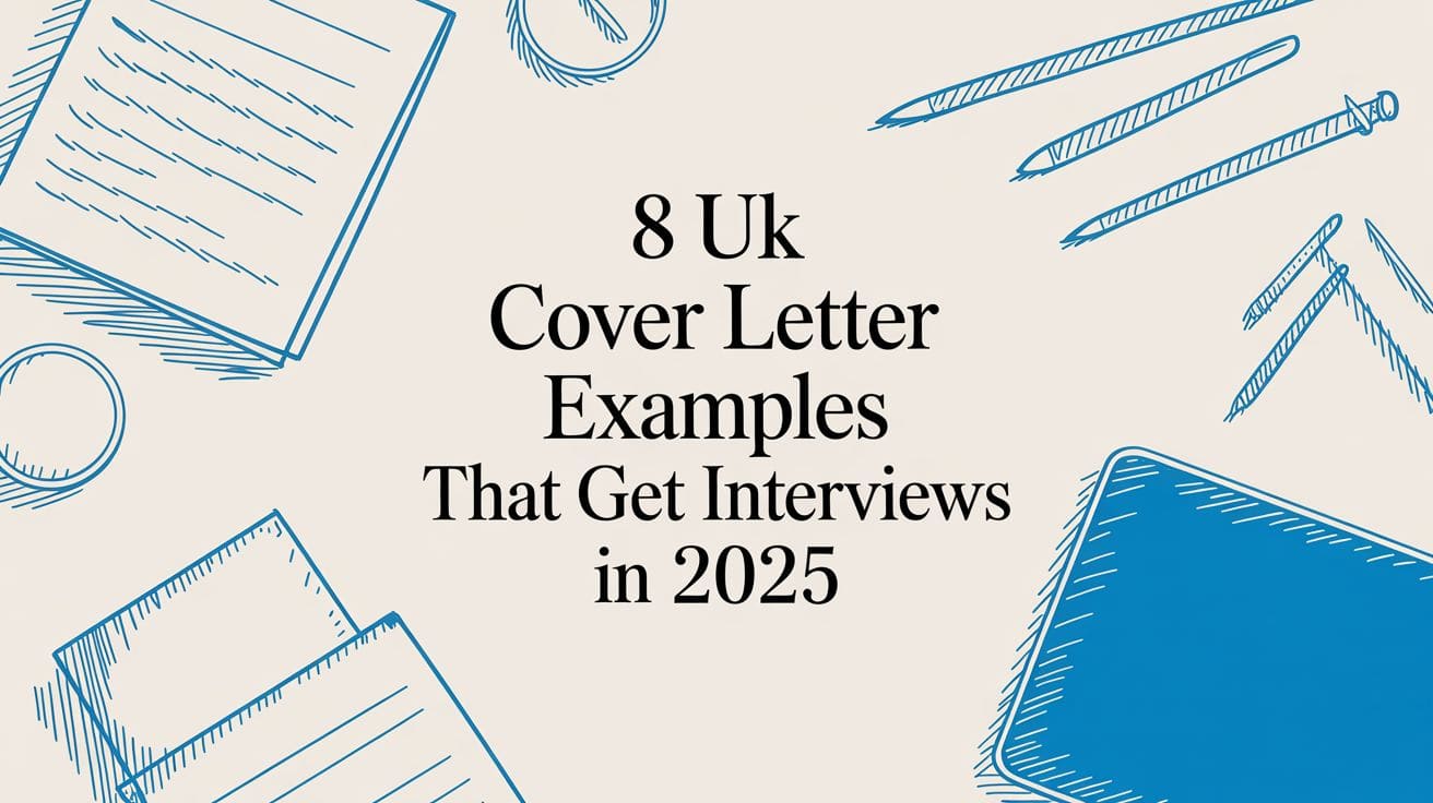 8 UK Cover Letter Examples That Get Interviews in 2025