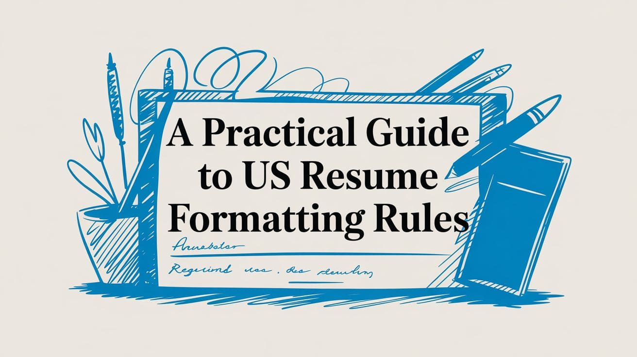 A Guide to US Resume Formatting Rules