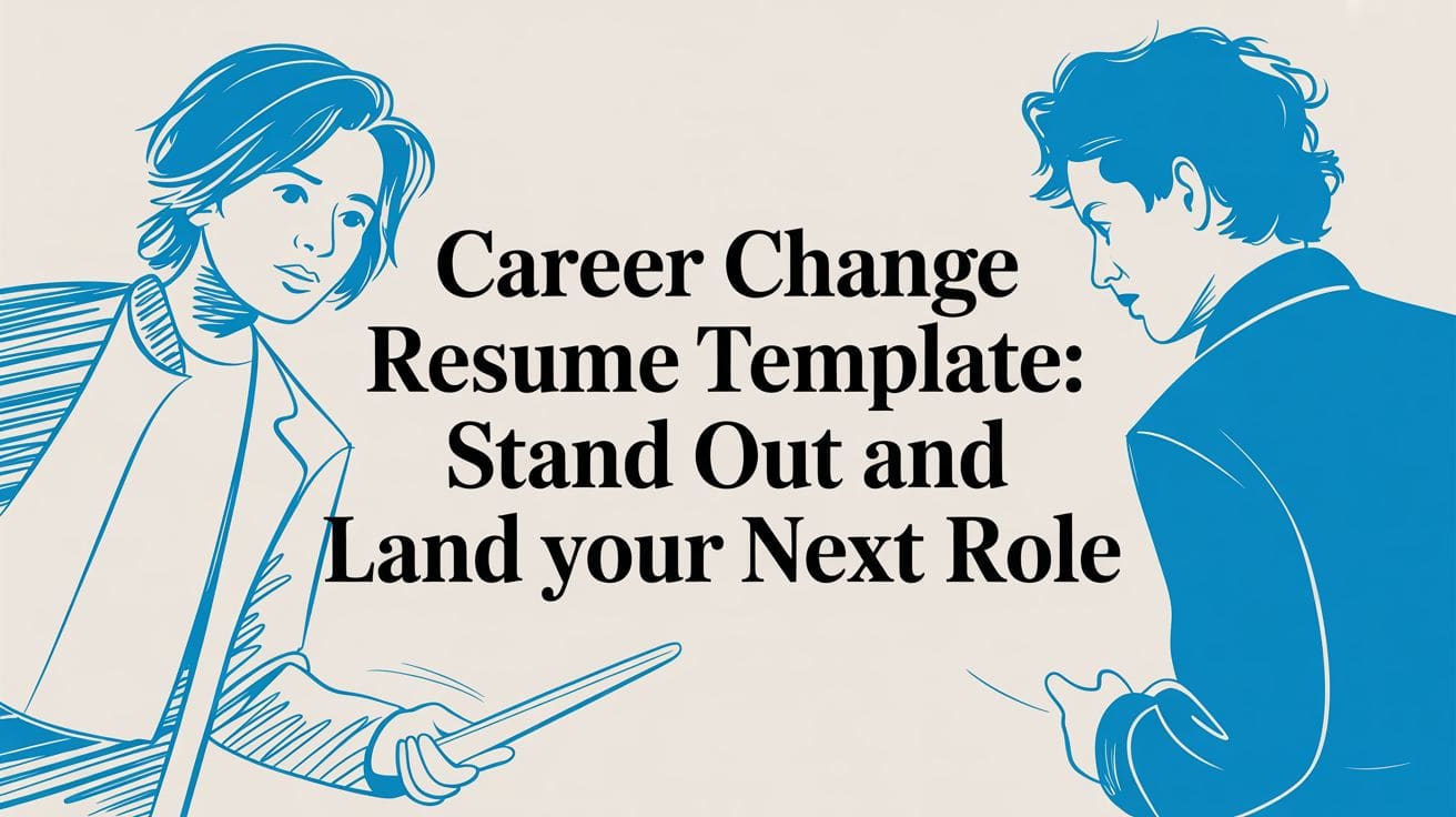 Career Change Resume Template for the US Job Market in 2026