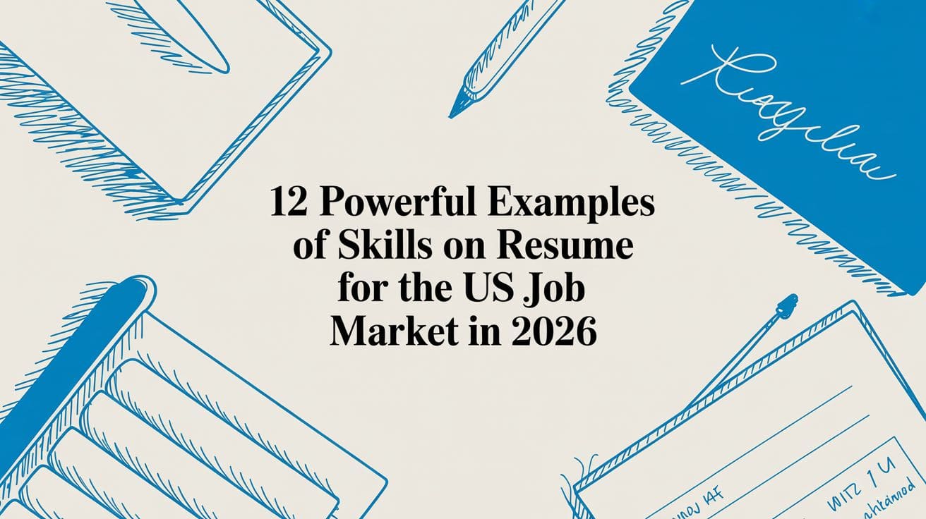 12 Powerful Examples of Skills on Resume for the US Job Market in 2026