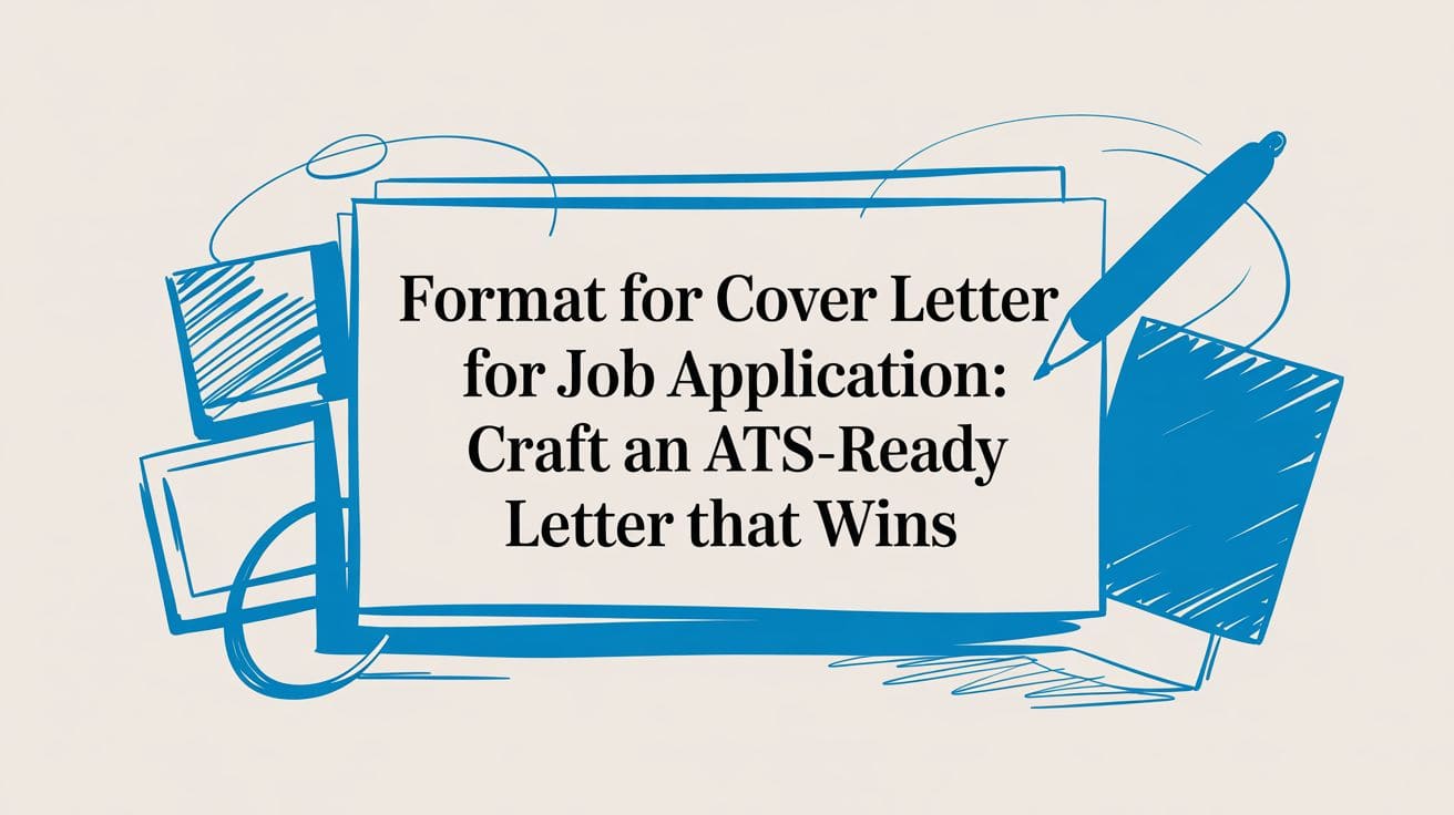 The Perfect Format for a Cover Letter for a Job Application in the UK (2026)