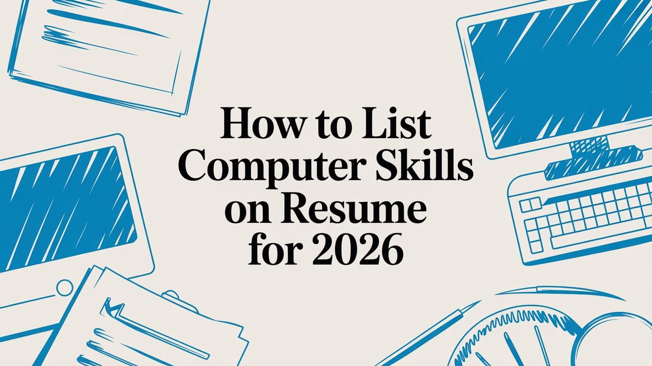 How to List Computer Skills on a Resume for US Jobs in 2026