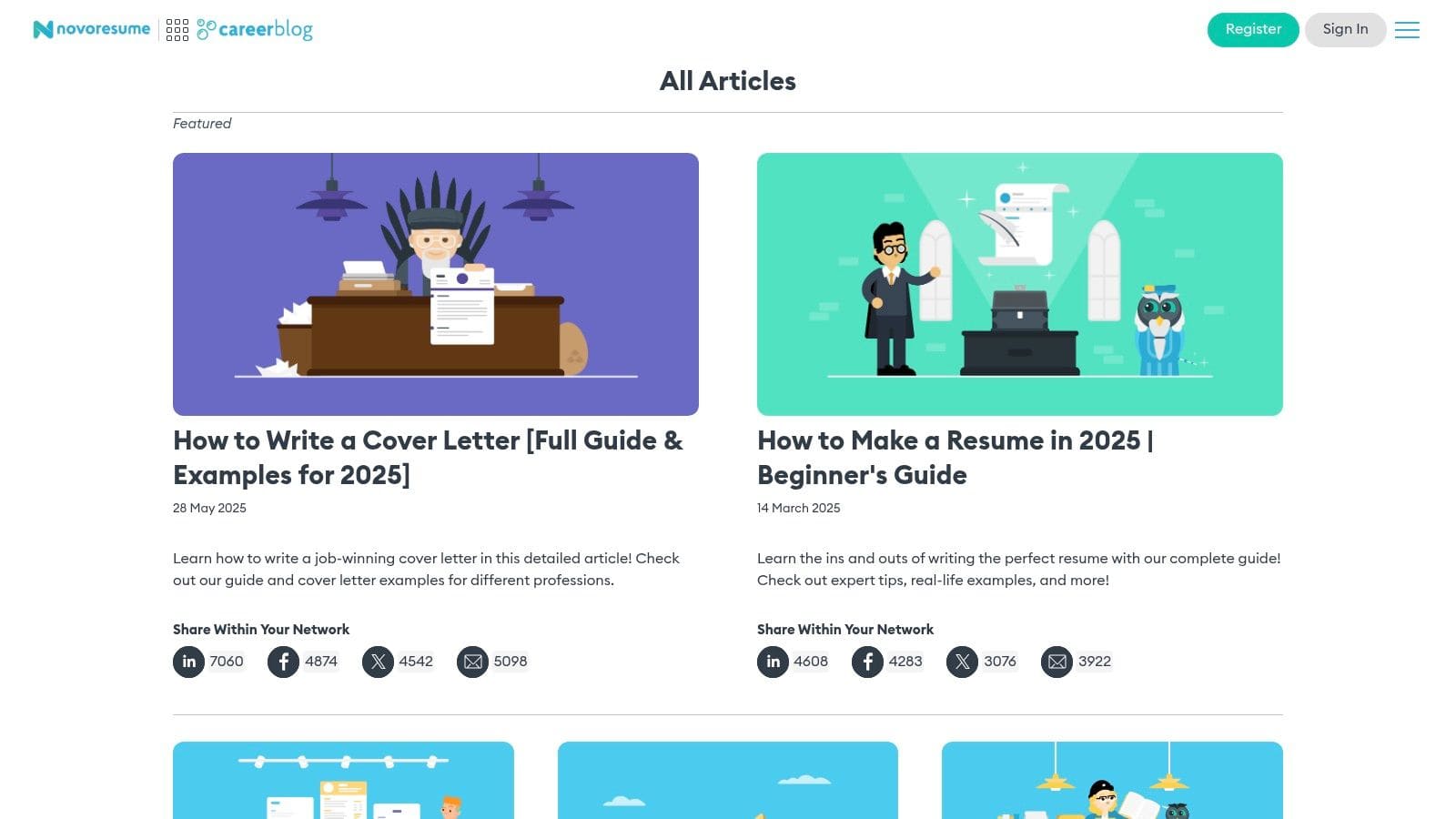 Zety resume builder interface showing nursing-specific templates and guidance