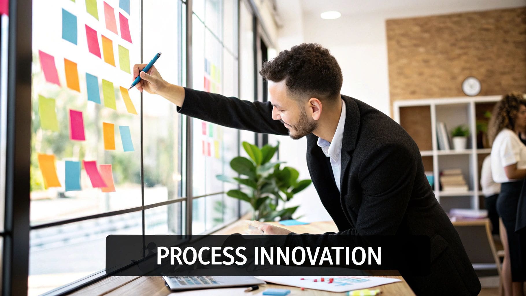 Innovation and Process Creation showing creative problem-solving and process improvement metrics