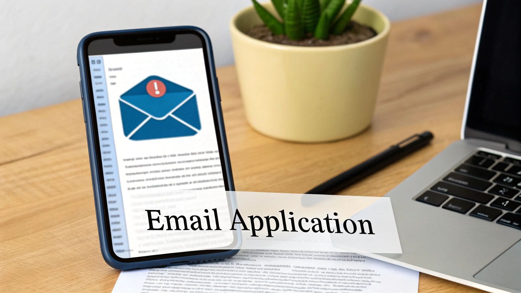 Modern email cover letter format displayed on laptop screen showing concise structure and professional tone for digital job applications