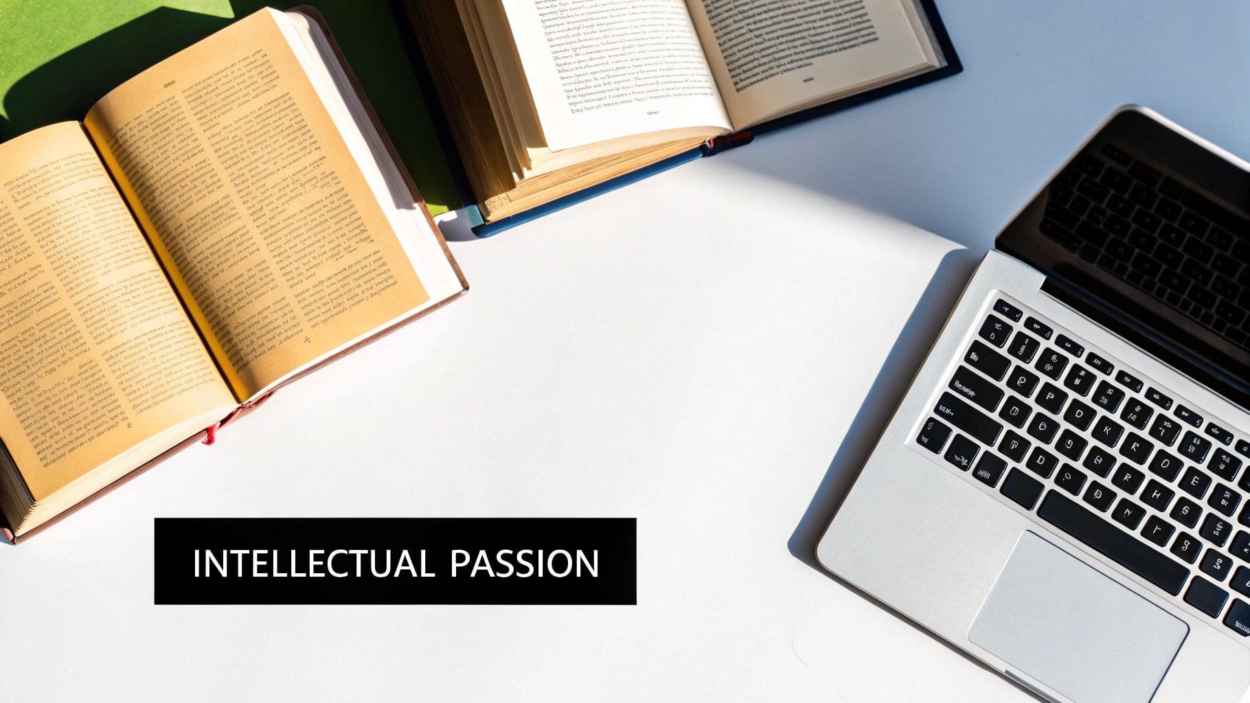 Student surrounded by books and research materials showing intellectual passion and dedication to academic pursuits