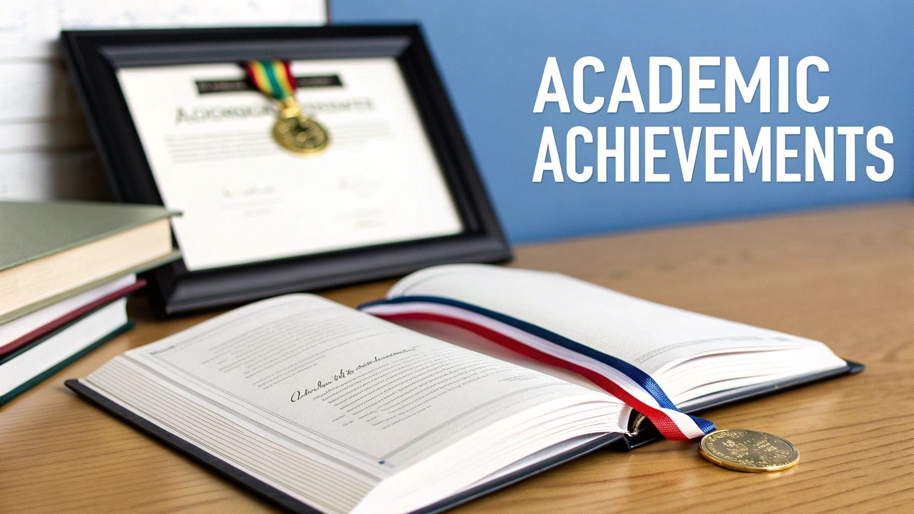 Achievement-Focused Student CV Summary showing academic excellence and measurable accomplishments