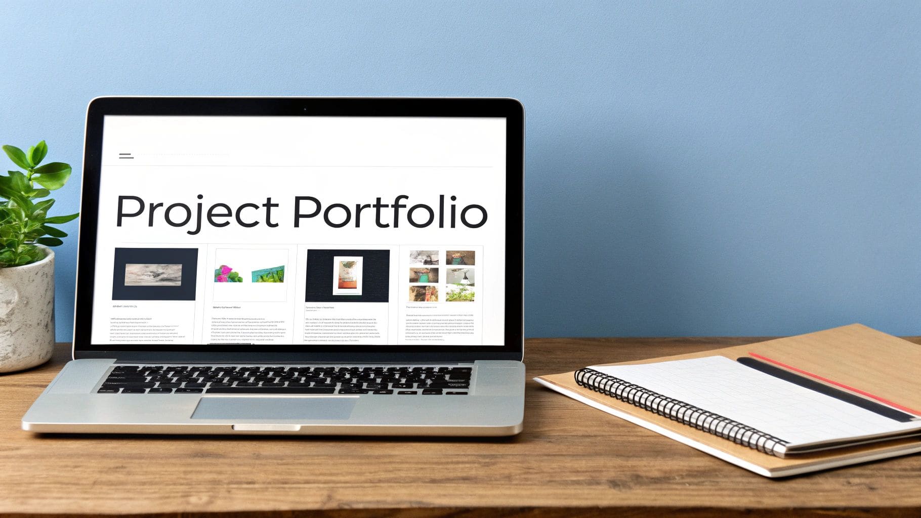 Project-Portfolio Student CV Summary showcasing tangible work samples and practical demonstrations