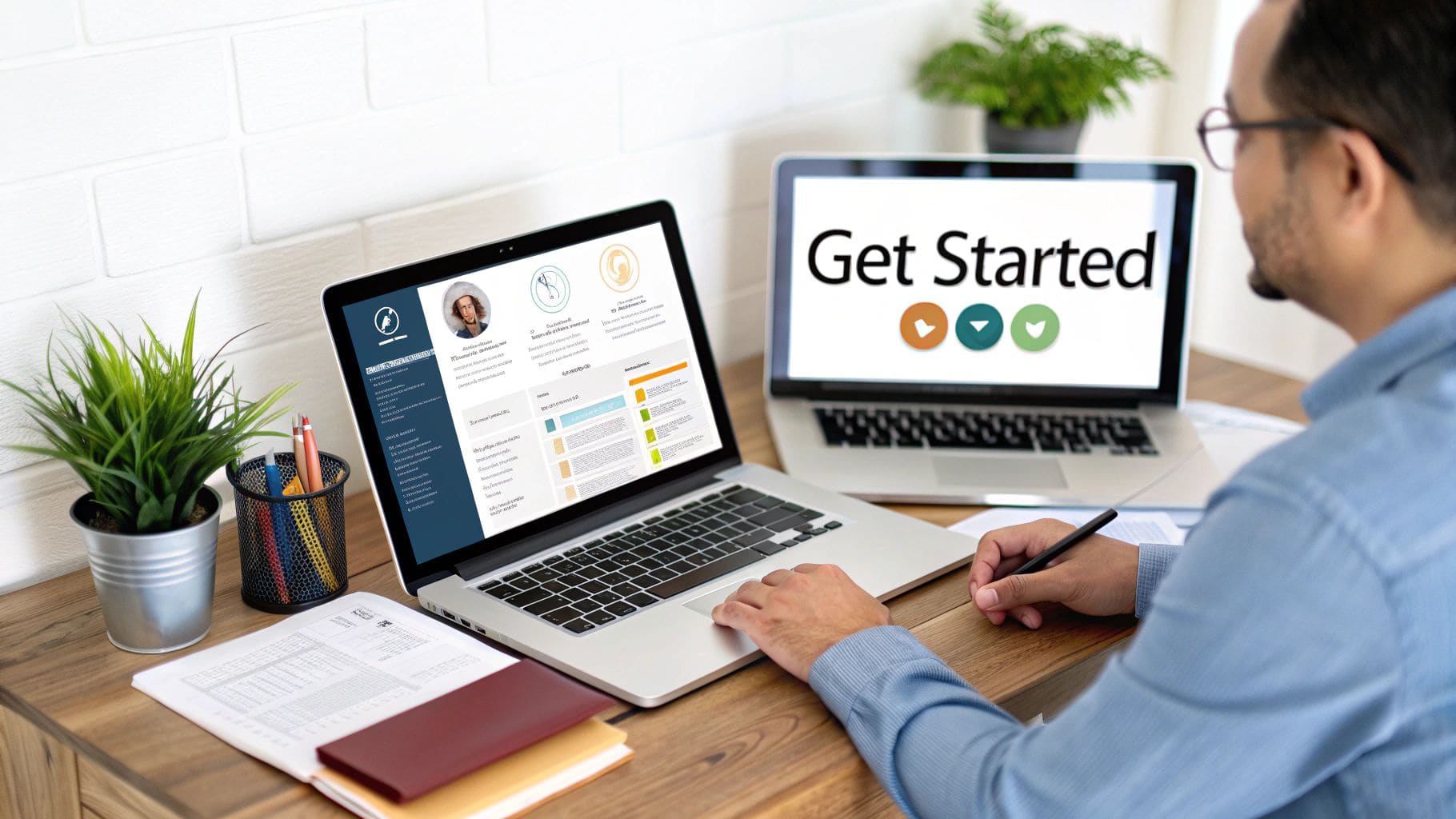 CV Anywhere signup page showing quick account creation process for free AI resume builder