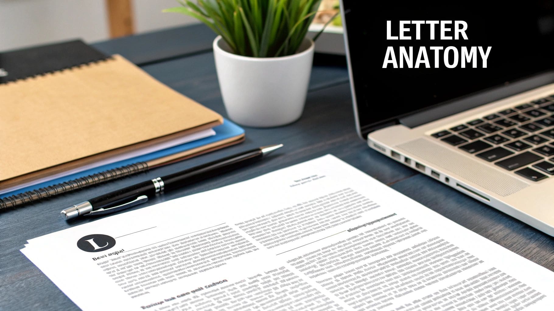 Annotated cover letter example highlighting professional header, compelling opening paragraph, body paragraphs with achievements, and strong closing statement